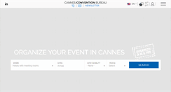 Desktop Screenshot of cannesconventionbureau.com